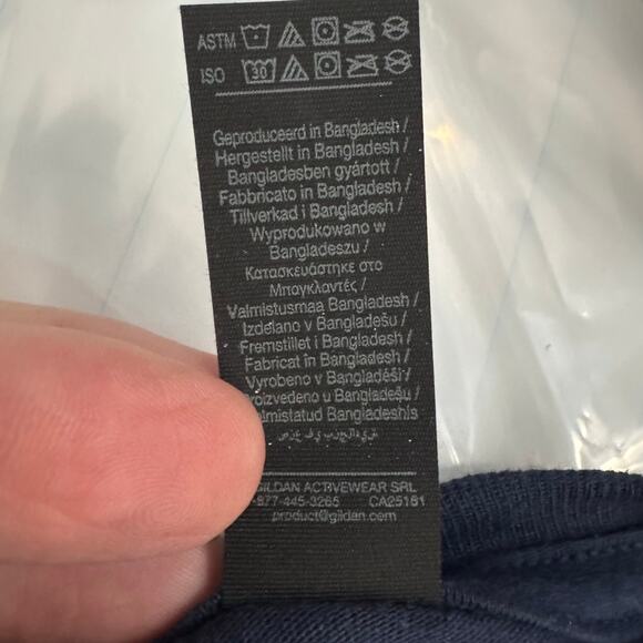 BATMAN Graphic Tee NEW Navy Short Sleeve Cotton Size L - Picture 6 of 6